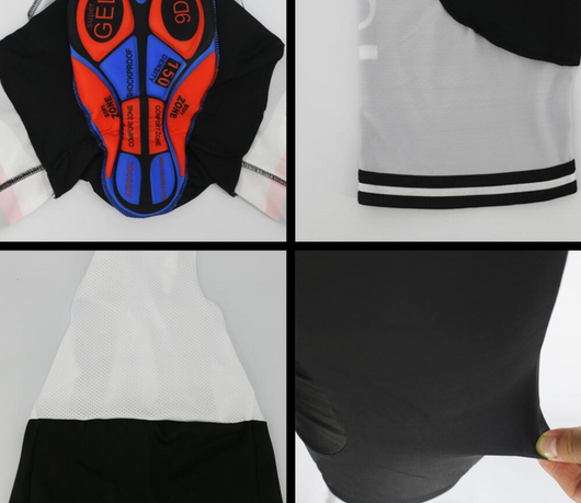 Traje de Ciclismo Manga Corta con Babero Transpirable - Image 12