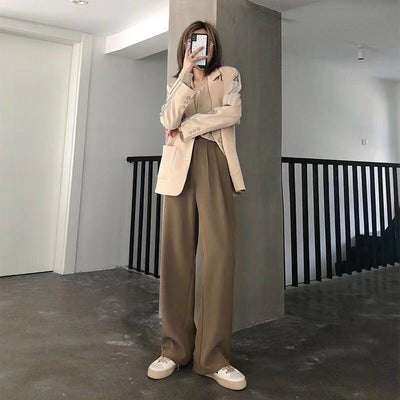 Pantalón Holgado de Cintura Alta Estilo Casual Recto - Image 10