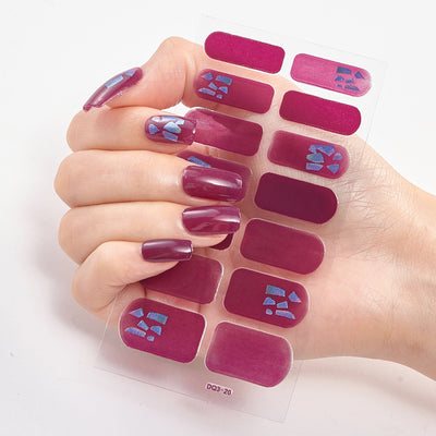 Uñas Adhesivas 3D con Efecto Láser y Bronceado - Diseño Premium - Image 38