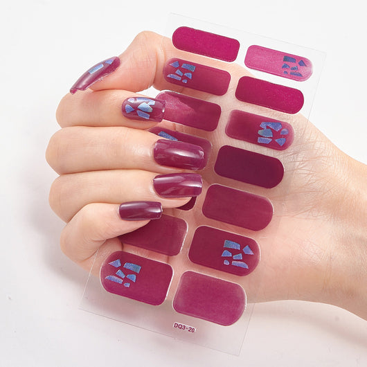 Uñas Adhesivas 3D con Efecto Láser y Bronceado - Diseño Premium - Image 38