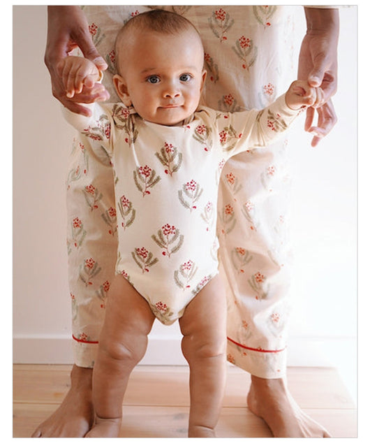 Pijama Navideño Floral para Bebé - Image 2