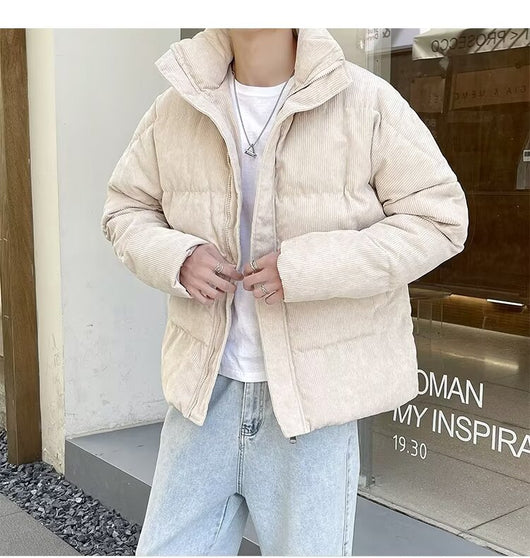 Chaqueta Acolchada de Algodón para Hombre - Estilo Deportivo y Casual - Image 13