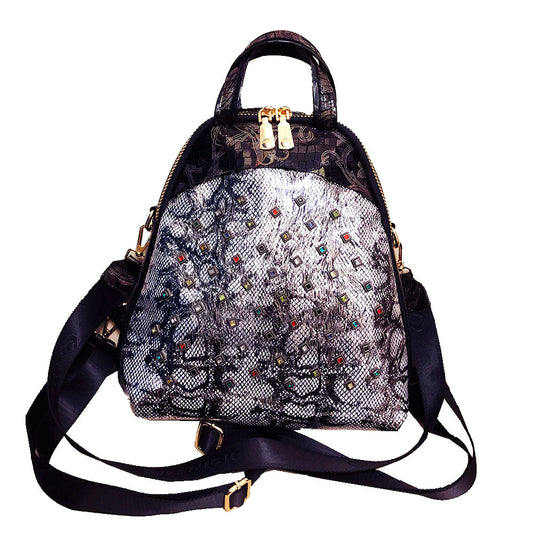 Mochila de Cuero Genuino para Mujer - Diseño Moderno y Funcional - Image 2