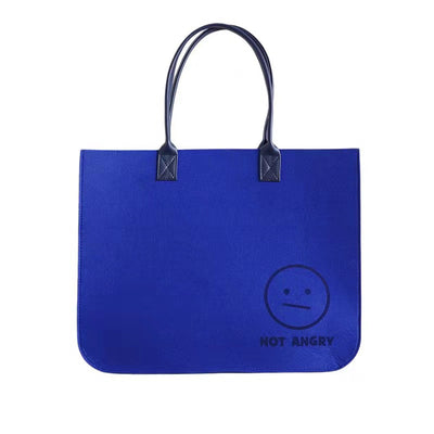Bolsa Tote de Fieltro Grande para Viajeros Urbanos - Image 3