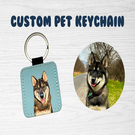 Llavero Personalizado con Foto de Mascota - Pequeño Dije