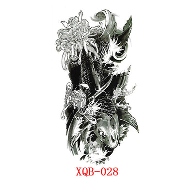 Tatuaje Temporal Floral de Media Manga - Image 29