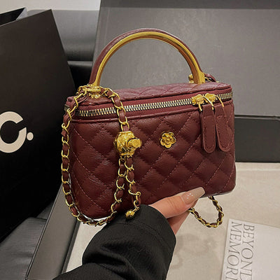 Bolso Mensajero de Moda Rhombus Chain para Mujer