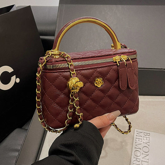 Bolso Mensajero de Moda Rhombus Chain para Mujer