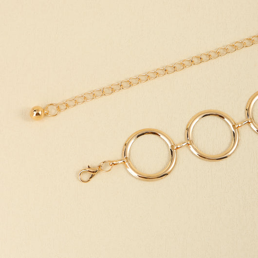 Cinturón de Cadena Metálica Hueca para Mujer - Accesorio Decorativo Elegante - Image 11