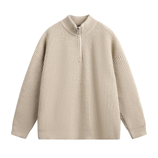 Suéter Cuello Alto con Cierre de Hombre para Otoño Invierno - Image 8