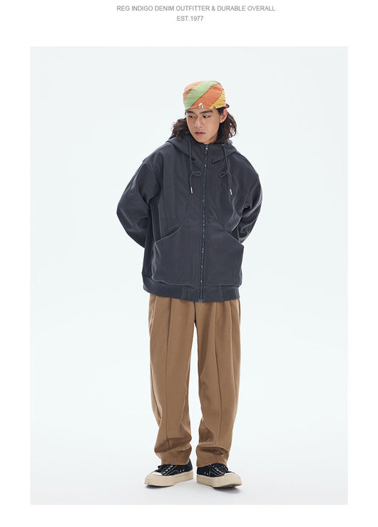 Suéter Hoodie de Pareja Otoño con Costuras a Contraste - Image 19