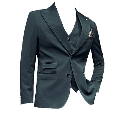 Traje de Novio Premium Tres Piezas Color Caramelo con Solapa Clásica - Image 5