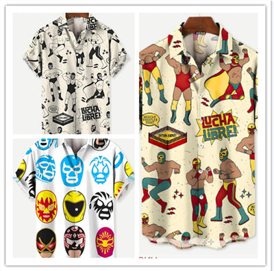 Camisa Hawaiana Estampada 3D para Hombre - Casual de Verano - Image 22
