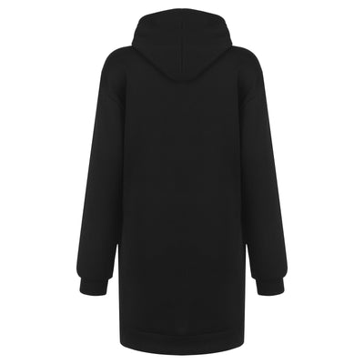 Suéter Vestido Holgado de Color Sólido con Mangas Largas - Image 19