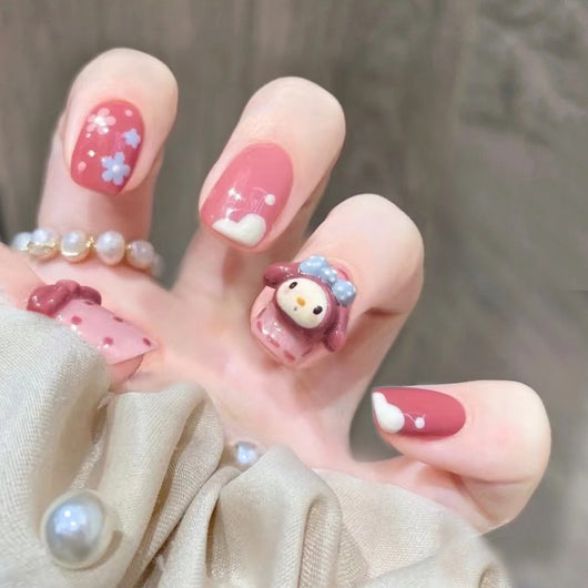 Parches de Uñas Minimalistas Removibles para Mujer - Image 6