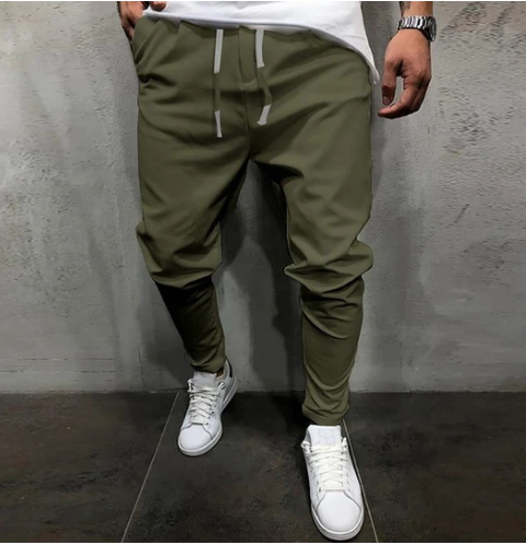 Pantalones Deportivos de Tela Tejida para Hombre - Image 7