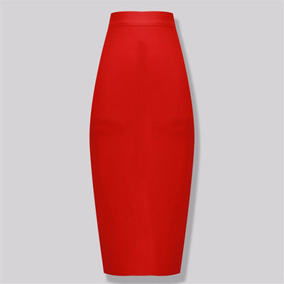 Falda Bandage Elegante de Cintura Alta con Elástico Ajustado - Image 9