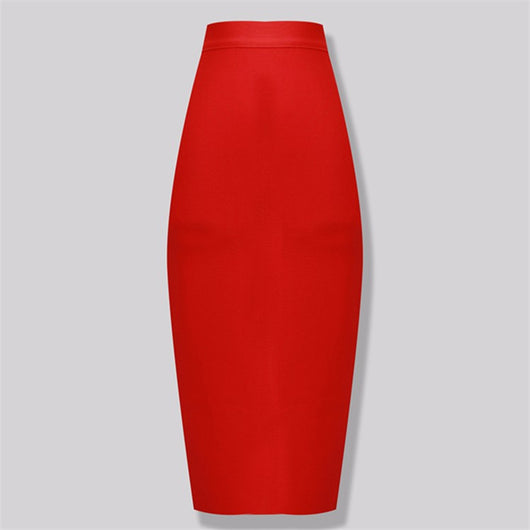 Falda Bandage Elegante de Cintura Alta con Elástico Ajustado - Image 9