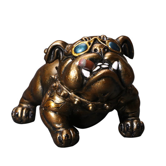Decoración Interior Auto con Personalidad Bulldog - Consola Central Simulada - Image 10