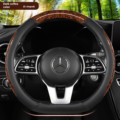 Funda de Volante de Cuero Premium Cristal Año Nuevo - Image 10