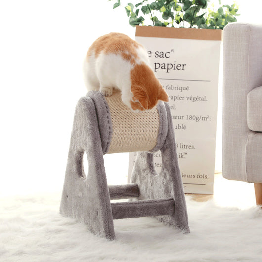 Árbol Rascador para Gatos Pequeño DIY con Cubo de Sisal - Image 5