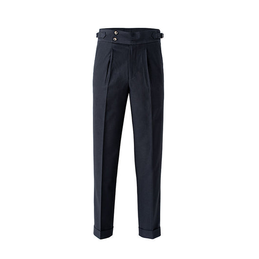 Pantalones Casuales de Cintura Alta y Corte Recto para Hombre - Image 3