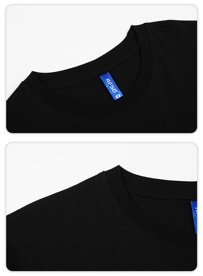 Camiseta Holgada Creativa de Manga Corta para Hombre - Image 11