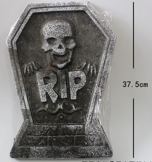 Lápida de Espuma Ecológica para Halloween - Decoración de Terror Sostenible - Image 6
