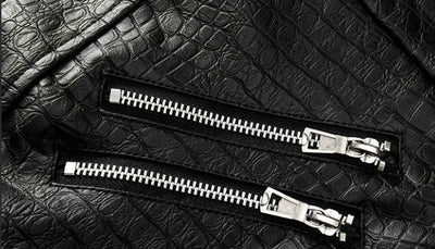 Abrigo de Cuero PU con Estilo Personalizado para Hombre - Image 13