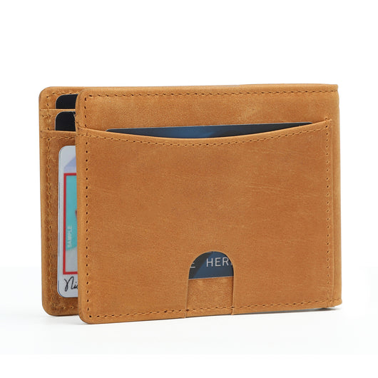 Billetera de Cuero Genuino para Hombre con Protección Antirrobo - Image 9