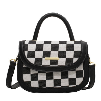 Bolso Diario para Mujer con Estampado Cuadros - Diseño Versátil y Funcional - Image 13