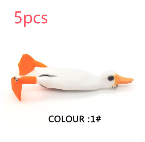 Señuelo Pato Flotante 9.5cm con Aletas Giratorias - Cebo Realista - Image 17