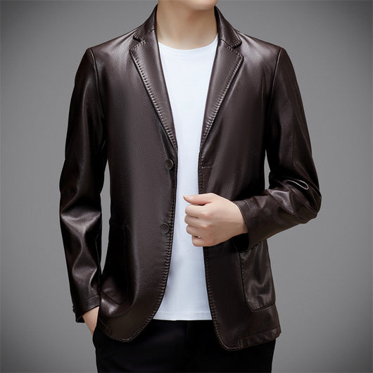 Chaqueta de Cuero para Hombre Estilo Moderno - Image 12