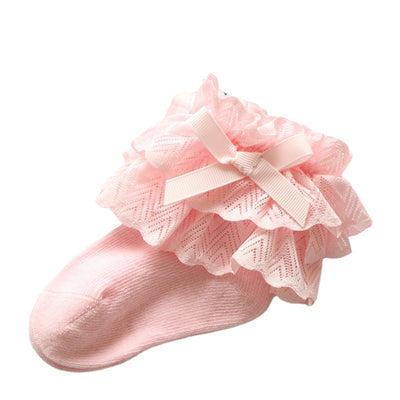 Calcetines sin Costuras Encaje Princesa para Bebé Niña - Image 5