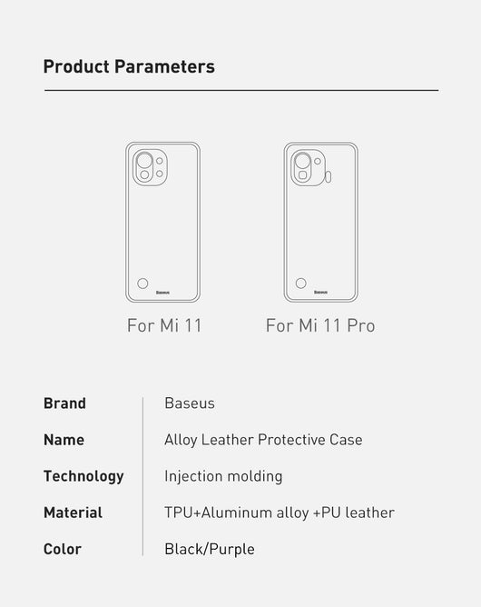 Funda de Cuero Aleación para Xiaomi 11 - Image 20