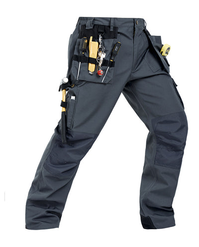 Pantalones de Trabajo Otoño Multi Bolsillos Reforzados para Reparación - Image 18