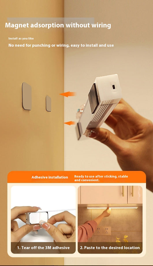 Lámpara LED con Sensor Infrarrojo y Carga Magnética para Armario, Vinoteca y Dormitorio - Image 18