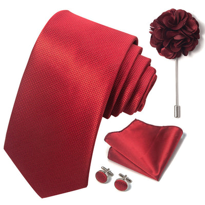 Combo Corbata, Traje y Pañuelo de Bolsillo para Hombre - Juego 8 - Image 105