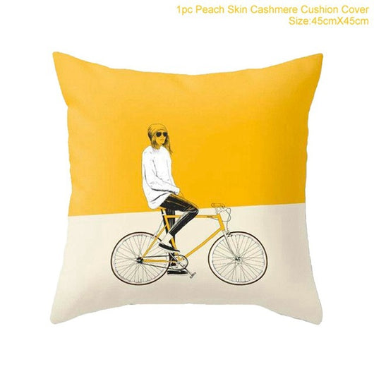 Funda de Almohada Decorativa para Hogar con Estampado Moderno - Image 7