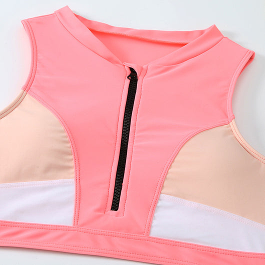 Bikini Deportivo de Cintura Alta con Detalles Asimétricos - Image 5