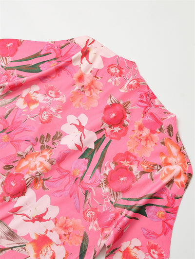 Chaqueta Tejida Estampado Floral Estilo Europeo y Americano - Image 9
