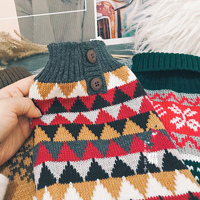 Ropa Navideña para Perros y Gatos con Diseño de Copo de Nieve - Image 8
