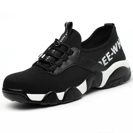 Zapatos de Seguridad Laboral Transpirables con Malla Reforzada para Hombre