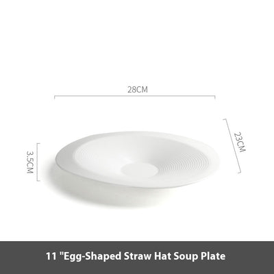 Plato Ovalado de Porcelana Francesa Elegante - Image 6