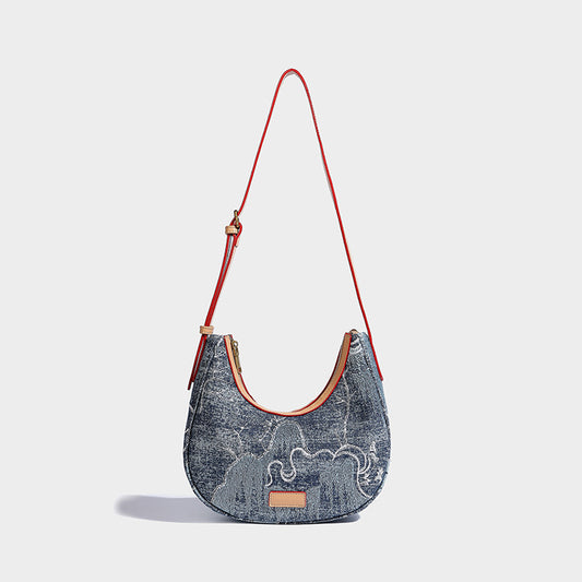 Bolso Bordado Estilo Chino para Mujer