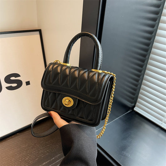 Bolso Bandolera Mujer con Cadena de Diamantes - Diseño Versátil - Image 8