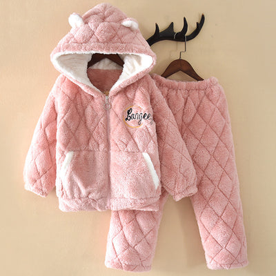 Pijama Infantil Franela Acolchada Triple Capa con Forro de Terciopelo - Image 7