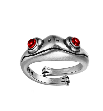 Anillo Vintage Ojo de Demonio Búho para Mujer - Joya Retro Plateada - Image 12