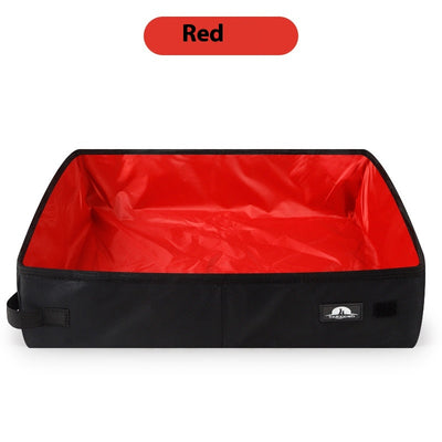 Arenero Portátil Plegable Impermeable para Gatos - Image 6
