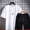 Conjunto Casual Coreano para Hombre: Playera y Shorts de Moda